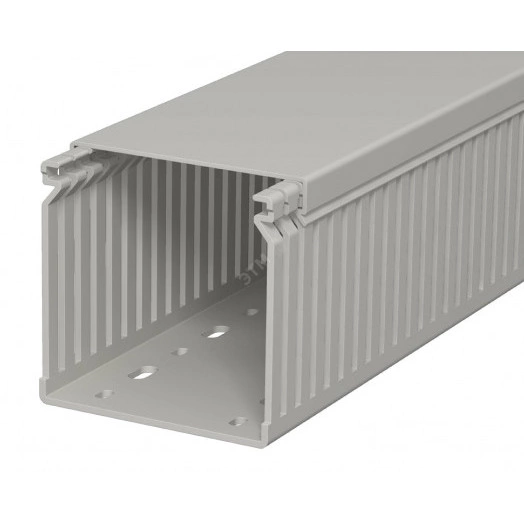 Распределительный кабельный канал LK4 80x80x2000 мм (ПВХ, серый)
