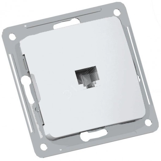 MASTER Розетка компьютерная скрытой установки, в рамку, слоновая кость