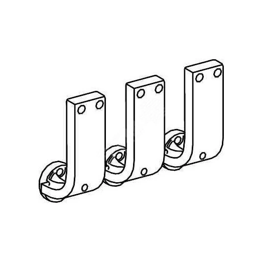 Запчасти для стационарного 3p NT: 3 коннектора переднее присоединение