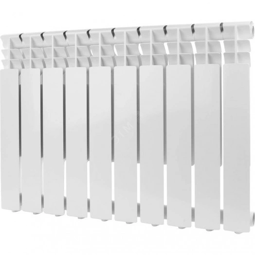 Радиатор алюминиевый секционный 500/96/10 боковое подключение