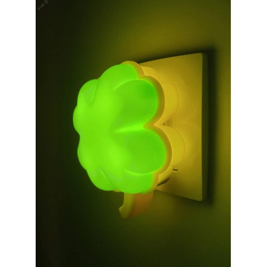 Ночник NN-606-LS-GR зеленый (12/240/960) ЭРА