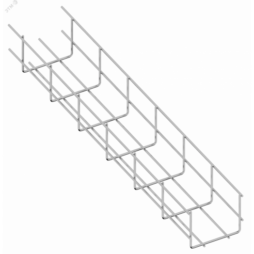 Лоток проволочный 600х85 L=3,0м S=5,0мм нерж.
