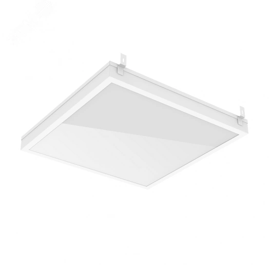 Светодиодный светильник VARTON GR070/C 2.0 588х588х50 мм 30 Вт 6500 K IP54 для чистых помещений опал поликарбонат
