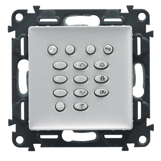 Valena LIFE Лицевая панель для модуля расширения тюнера FM Алюминий