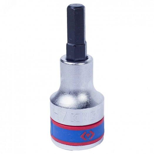 Насадка (бита) торцевая 1/2', HEX, 7 мм, L = 60 мм