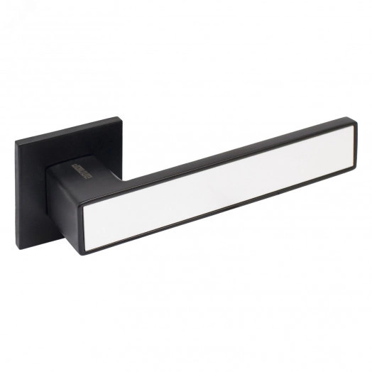 "Комплект ручек АЛЛЮР АРТ ""ЛАНА"" BL/W (861511) матовый черный/белый ЗАЩИТПЛЕНКА  "