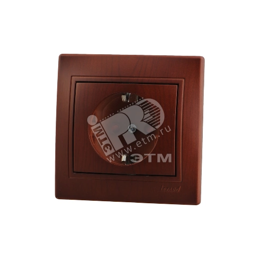 Мира Розетка с защитой от детей керамика вишня