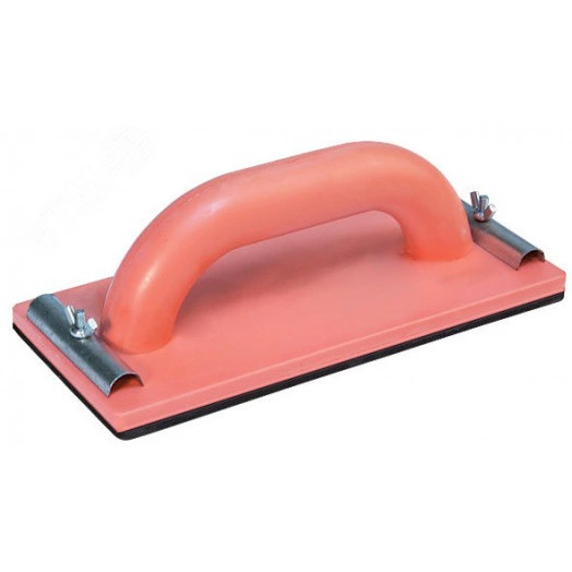 Терка д/нажд.бум. пластиковая с мет.прижимом 230х80 мм