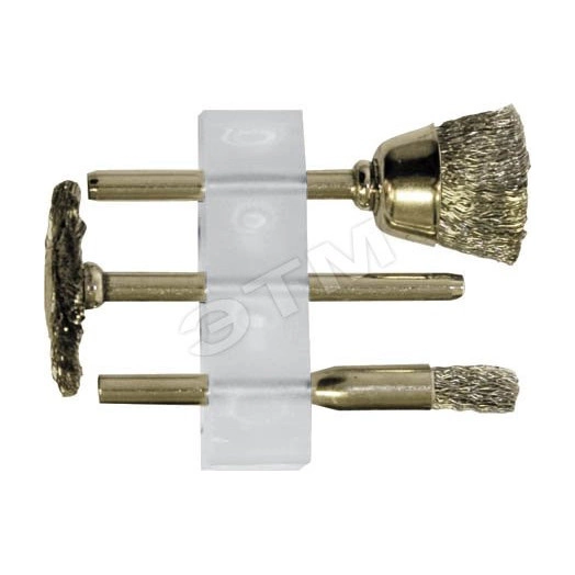 Корщетки из нержавеющей стали, набор 3 шт