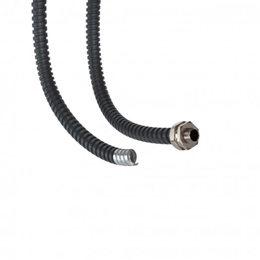 Металлорукав в герметичной PU изоляции DN 50мм, Dвн 50,5 мм, Dнар 54,5мм, 25м