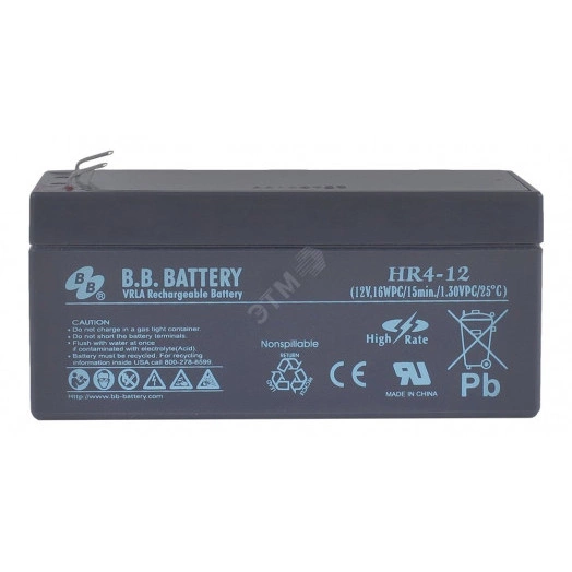 Аккумулятор 12В 4Ач