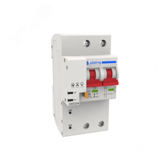 Умный автоматический выключатель (без расходомера)двухполюсный, 20А