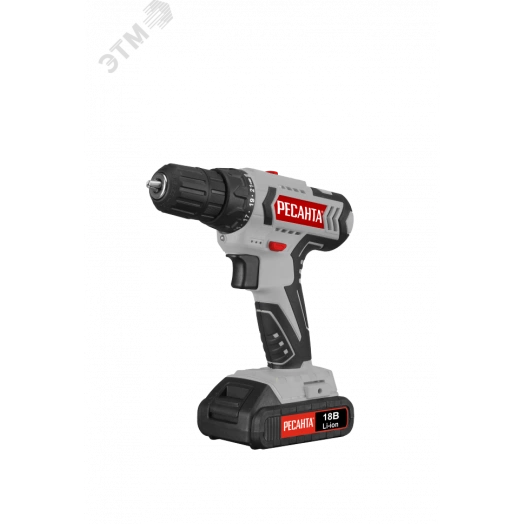 Дрель-шуруповерт аккумуляторная ДА-18-2ЛК Ресанта