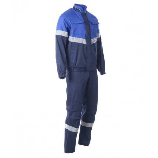 Костюм летний ОРИОН, цвет  синий с васильком, ткань  Твил  112-116, 170-176