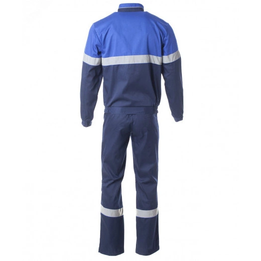 Костюм летний ОРИОН, цвет  синий с васильком, ткань  Твил  112-116, 170-176