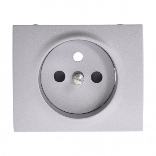 Galea Life Панель лицевая для розетки 2К+З шт.фр.ALUM