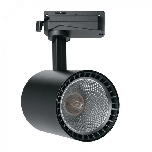 Светильник светодиодный трековый на шинопровод ДПО-12w 4000К 1080Лм черный