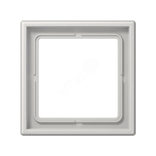 Рамка 1-я для горизонтальной/вертикальной установки  Серия- LS990  Материал- дуропласт  Цвет- светло-серый