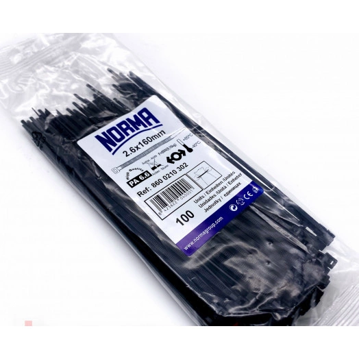 Стяжка кабельная NORMA 2.6x160 бесцв.