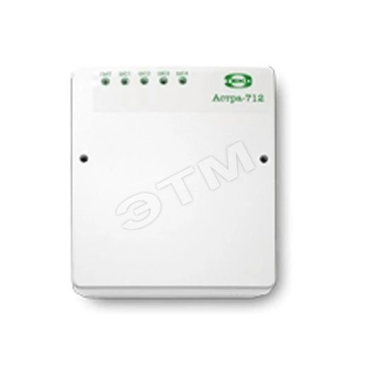 Прибор приемно-контрольный охранно-пожарный Астра-712/4 4ШС