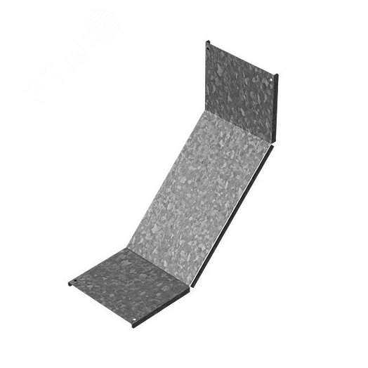 Крышка к углу внутреннему для лестничного лотка НЛО 300, толщ. 1,0 мм, Сендзимир цинк