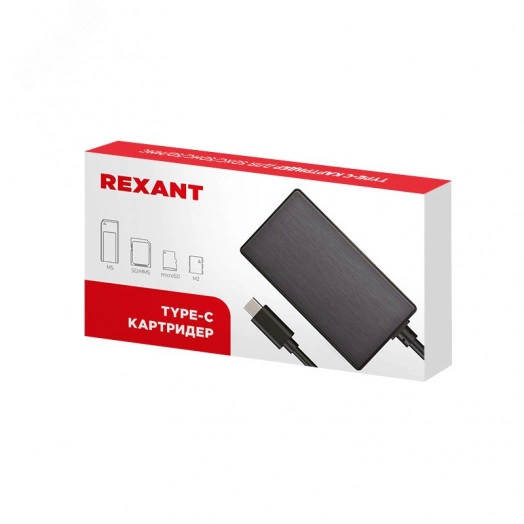 Картридер Type-C для SDXC, SDHC, SD, MMC