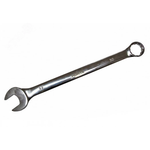 Ключ гаечный комбинированный удлиненный 10х10 хромированный  L:161 мм