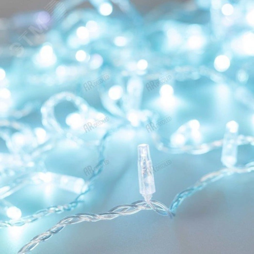 Гирлянда светодиодная декоративная ARD-STRING-CLASSIC-10000-CLEAR-100LED-FLASH Azure (230V, 7W) (ARDCL, IP65)