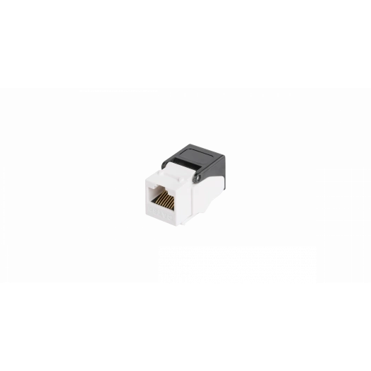 Модуль Keystone Кат5e RJ45/8P8C самозажимной неэкран белый