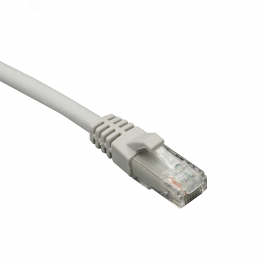 Патч-корд SUPRLAN UTP 6 4x2 24AWG (7x0.2mm) Cu LSZH серый 5м