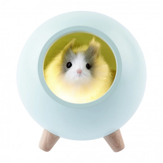 Детский ночник - светильник светодиодный ЭРА NLED-468-1W-GR хомяк зеленый ЭРА