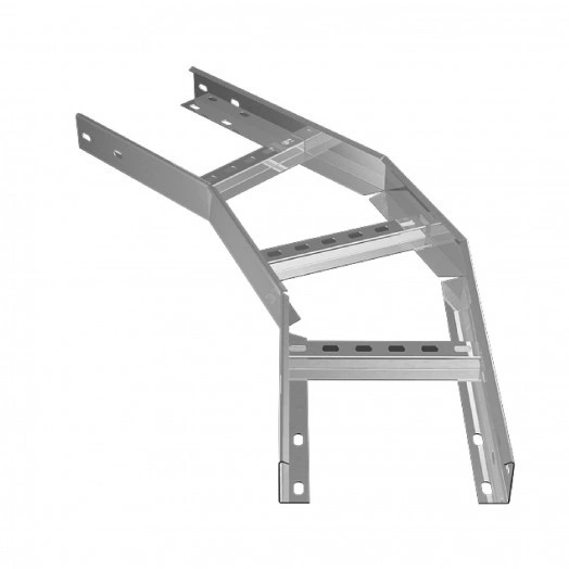 Угол лестничный горизонтальный Быстрый монтаж 45x80x400x1.2