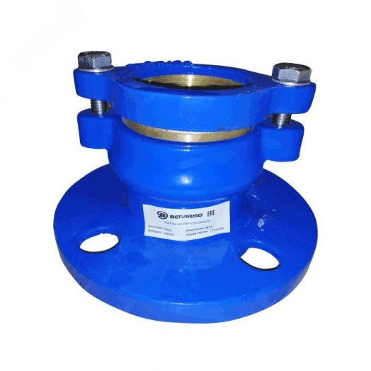 Муфта соединительная для ПЭ труб Ду 100 (Дн 110-110) Ру16 ПФРК-Е Чугун