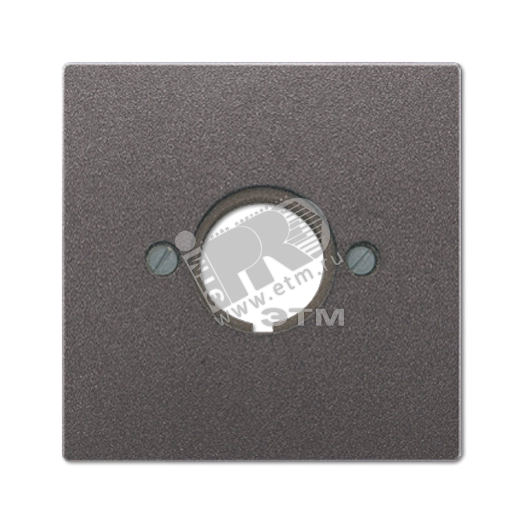 Крышка для установки специальных гнезд  антрацит