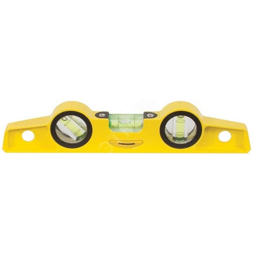 Уровень ''Хард'' мини, 3 глазка, литой усиленный профиль, фрезер.рабочая грань, магниты 250 мм