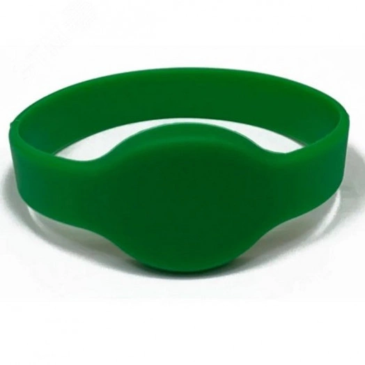 Браслет IL-10 силиконовый (Зеленый) d = 74