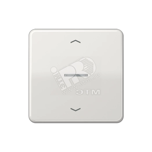 Клавиша для одинарной кнопки BCU  светло-серая