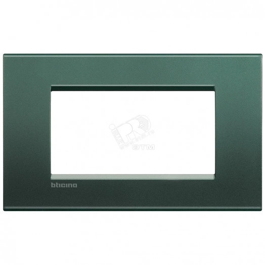 LivingLight Рамка прямоугольная 4 поста Зеленый шелк