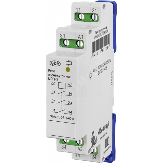 Реле промежуточное МРП-3-1 ACDC230В УХЛ4