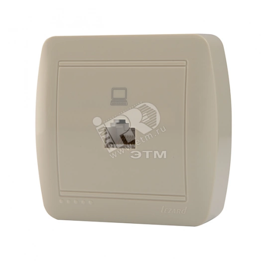 Демет Розетка компьютерная крем