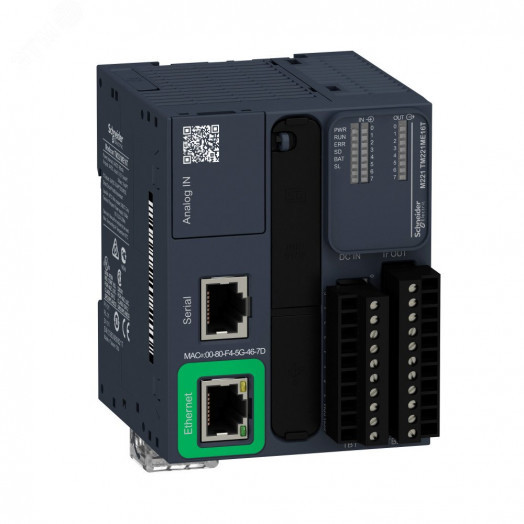 Блок базовый модульный М221-24IO Транзисторный источник Ethernet