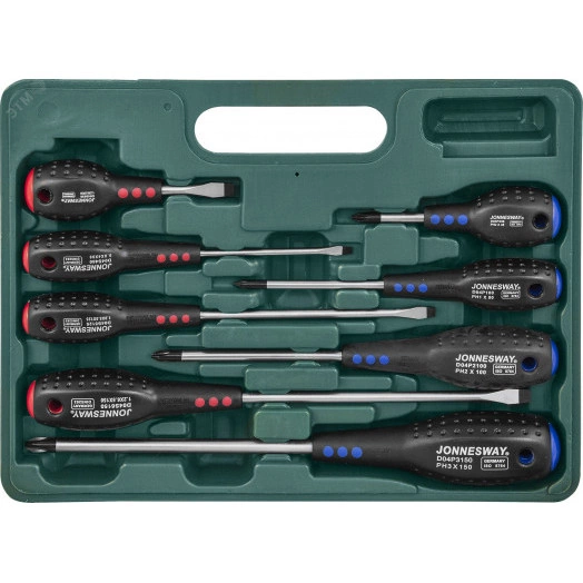 Набор отверток стержневых FULL STAR, 8 предметов