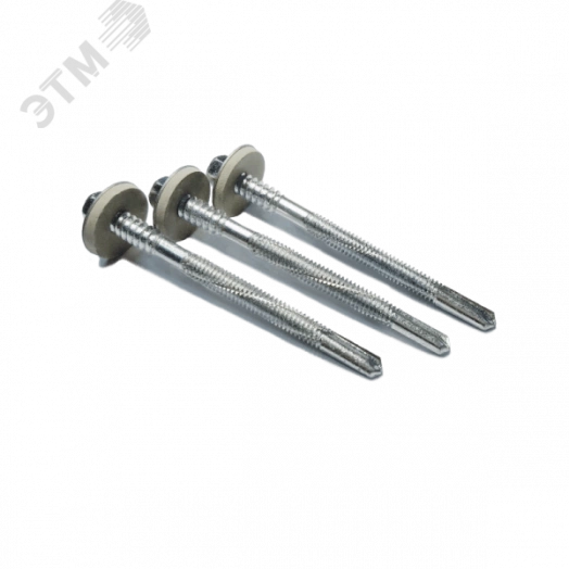 Саморез для сэндвич-панелей 5,5/6,3х155           шестигранная головка, шайба сEPDM, сверло 12мм    (250шт)