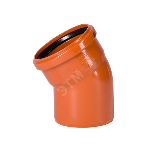 Отвод наружной канализации 110х30 град.