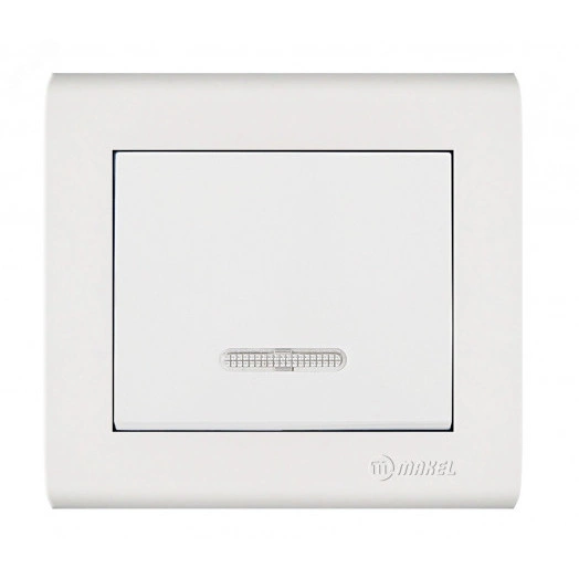 MANOLYA ВЫКЛЮЧАТЕЛЬ 1 КЛАВИШНЫЙ С ПОДСВЕТКОЙ