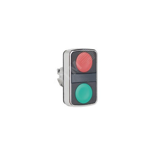 Головка кнопки двойная без маркировки