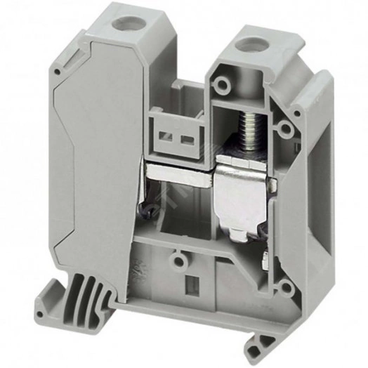 Клеммник винтовой проходной 35мм.кв 2 точки подключения