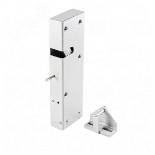 Замок электромеханический с толкателем и датчиком