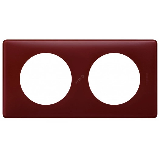 Celiane. Рамка 2-постовая. Цвет   Перкаль бордо
