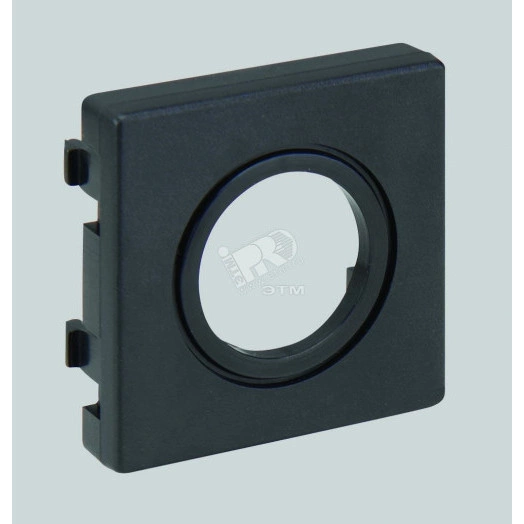 Connect Плата для ввода трубы 16мм  45х45мм графит